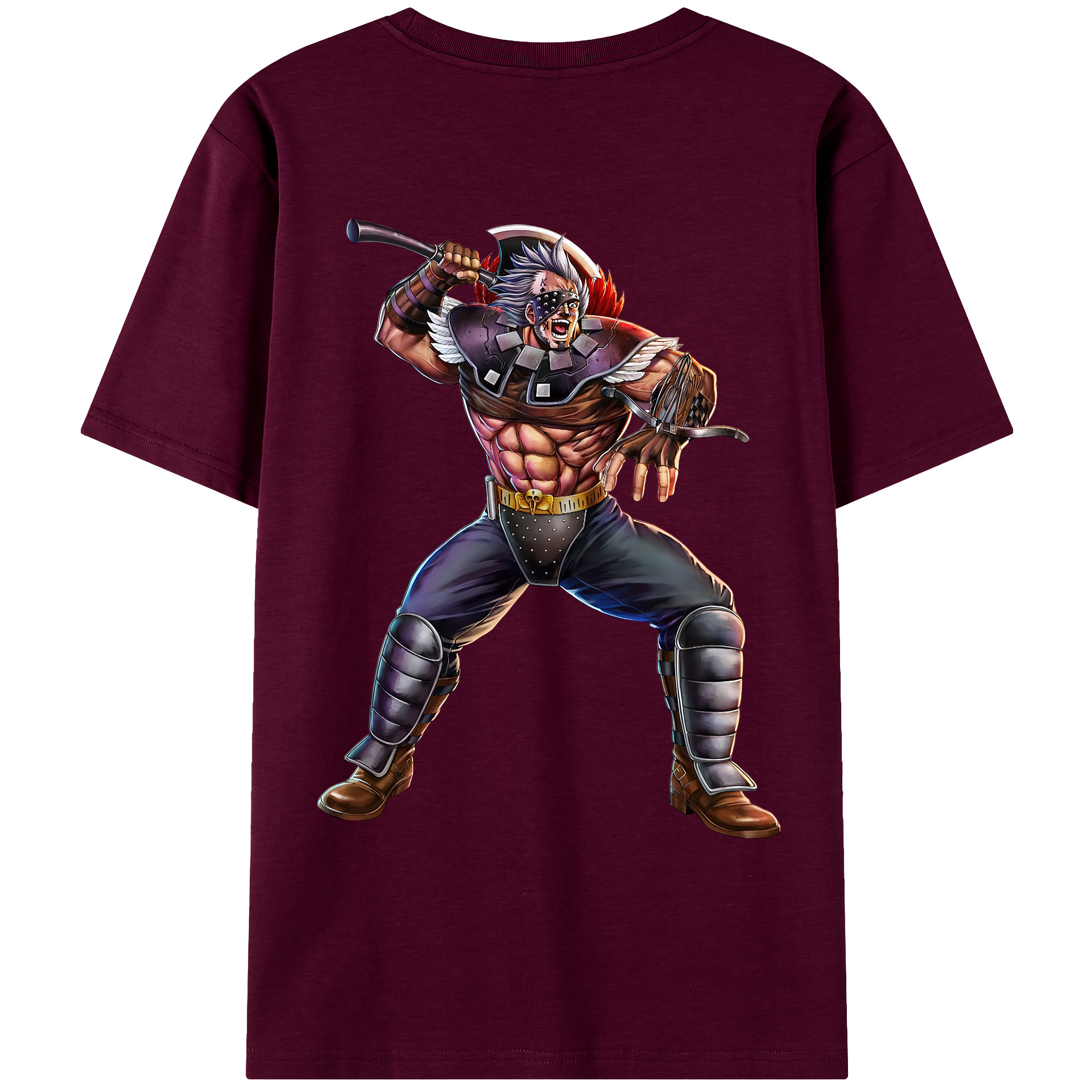 （画像用） 北斗の拳 Fist of the North Star レディース半袖Tシャツ(バックプリント)
